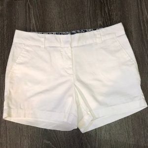 White Chino shorts size 6